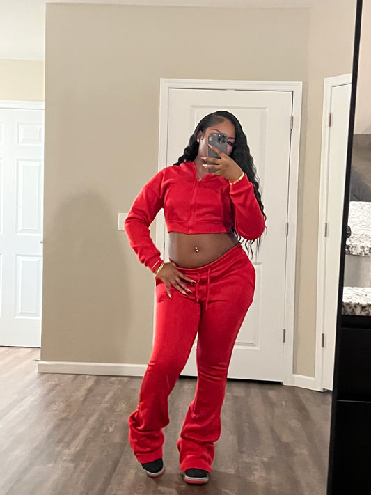 Stacked Jogging Suit