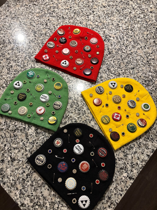 Bottle Cap & Patched Beanies