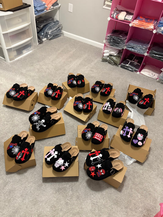 Adult Custom Patched Clogs (Read Description Before Purchasing)