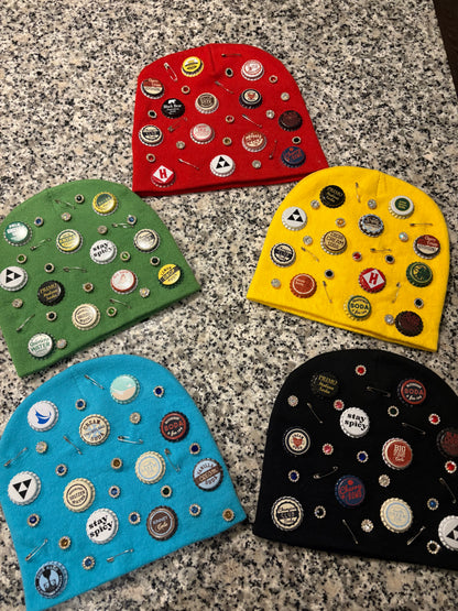 Bottle Cap & Patched Beanies