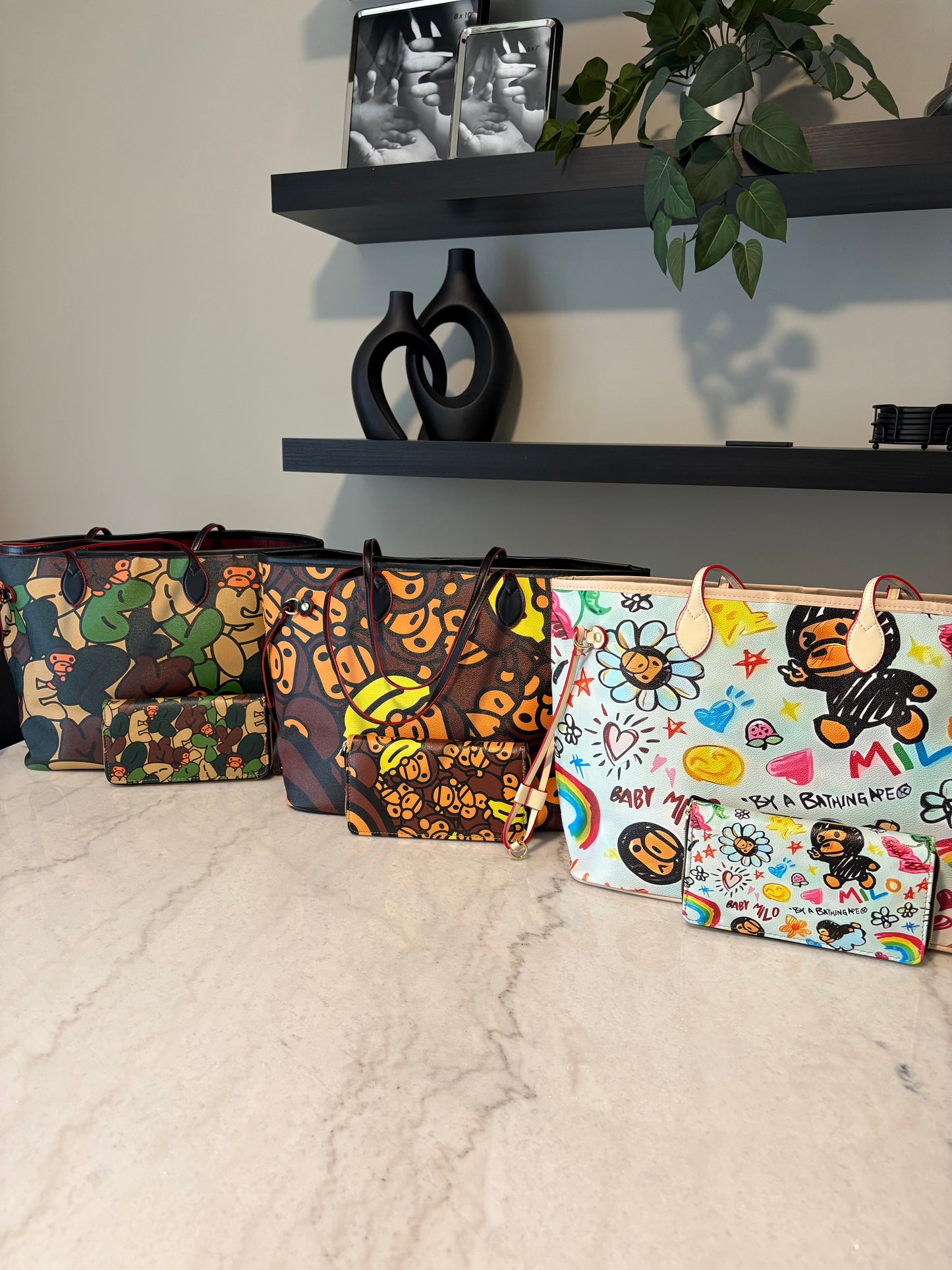 Baby Milo “Macro” Tote Bags